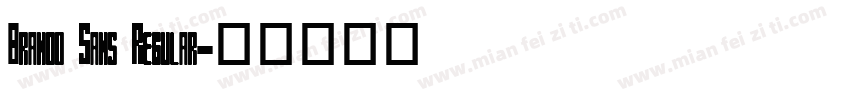 Brando Sans Regular字体转换